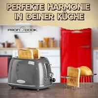 Profi Cook PC-TA 1193 Broodrooster RVS, Antraciet - thumbnail