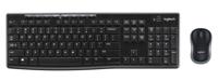 Logitech MK270 toetsenbord RF Draadloos QWERTZ Zwitsers Zwart - thumbnail