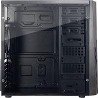 Inter-Tech b-02 rgb midi tower behuizing (zwart | 3x usb-a | rgb | window) - thumbnail