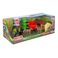 Boerderij Set Stal + Tractor 7 Delig Licht+ Geluid - thumbnail
