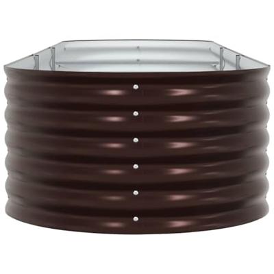 VidaXL Verhoogd bed bruin 320 x 80 x 44 cm staal VidaXL Verhoogd bed bruin 320 x 80 x 44 cm staal