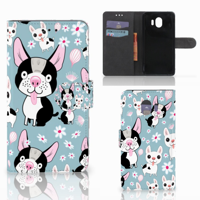 Samsung Galaxy J4 2018 Telefoonhoesje met Pasjes Hondjes - thumbnail