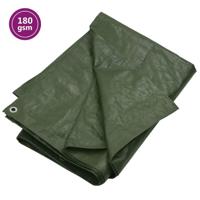 VidaXL Dekzeil 180 g/m² 3x6 m hdpe groen - thumbnail