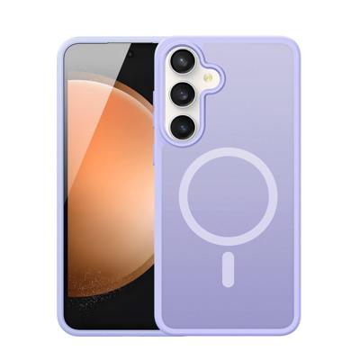 Dux Ducis Yind Samsung Galaxy S25 FE hoesje - slanke backcover met MagSafe ondersteuning - Lila