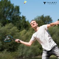 Badmintonracket Schildkröt Zwart/Blauw - thumbnail