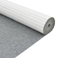 Kamerscherm 165x600 cm bamboe wit - thumbnail