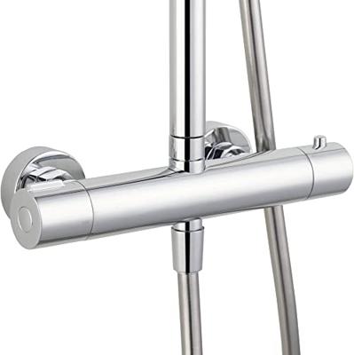 Saqu Eurotrend 225 regendoucheset met 4 straalsoorten Ø23cm chroom