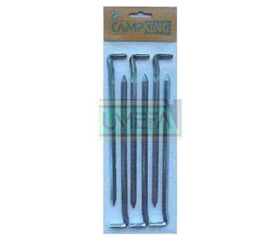 Campking Grondpen Vierkant 20 cm (6 stuks)