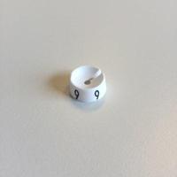 MB wit/zwart 9 voor op kledinghanger - thumbnail