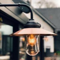 Provence Stallamp Zwart Koper - thumbnail