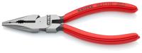 Knipex Spitse kombitang | Kunststof bekleed | Zwart geatramenteerd | Lengte 145 mm | Zelfbedieningskaart/blister - 08 21 145 SB - thumbnail