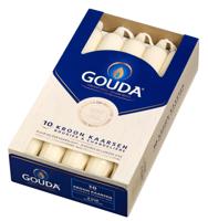 Gouda Kroonkaarsen Ivoor 200/24 - thumbnail