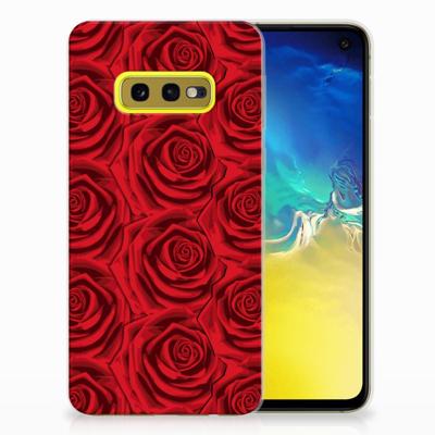 Samsung Galaxy S10e | TPU Case | Red Roses