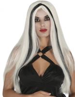 Glow in the dark heksen pruik - thumbnail