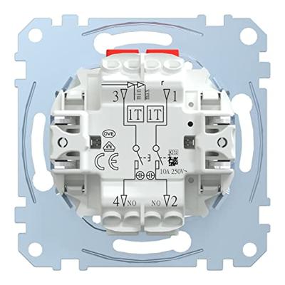 Merten MEG3155-0000 Dubbele tuimelschakelaar Inzetstuk Meerdere kleuren 1 stuk(s)