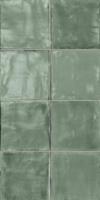 Wandtegel groen Marokkaans Sartoria Tsquare 15x15cm mint tea glans gerectificeerd - thumbnail