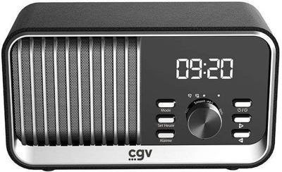 Draagbare FM-radio - CVG - BeBop FM - Bluetooth - Ingebouwde batterij - Zwart