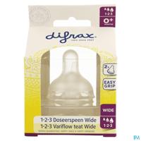 Difrax Flessenspeen Natural Wide 1-2-3 677 - thumbnail