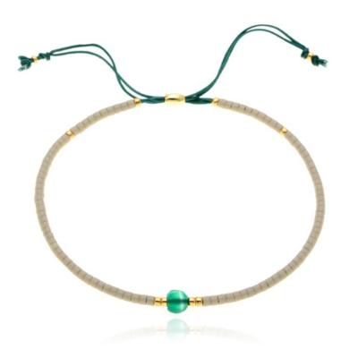 Deja Armband Miyuki Glas kralen - Green