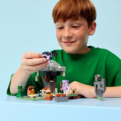 LEGO Minecraft 21586 De Bleke Tuin - Bouwset voor jongens en meisjes vanaf 7 jaar