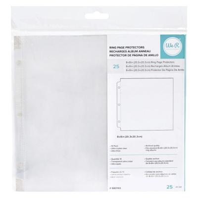 We R Makers • page protectors 21,6x21,6cm ring