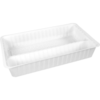 Bak | PS | A24 | 2-vaks | snackbak | 202x120x30mm | wit | 1000 stuks - thumbnail