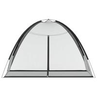Klamboe met deuren Mongolia 220 gaas 200x120x130 cm zwart - thumbnail