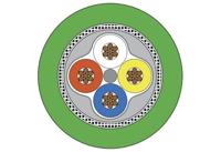 Metz Connect 142M1D19050 M12 Netwerkkabel, patchkabel CAT 5e SF/FTP 5.00 m Groen PUR-mantel, Zuurbestendig, Ozonbestendig, UV-bestendig, Geschikt voor - thumbnail