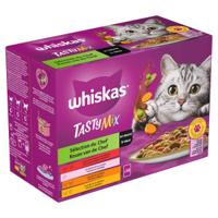 Whiskas 1+ Tasty Mix Keuze van de Chef in saus multipack natvoer kat maaltijdzakjes 1 verpakking (60 x 85 g) - thumbnail