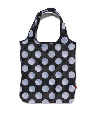 HEMA Boodschappentas - Opvouwbaar - 48x43 (zwart/wit)