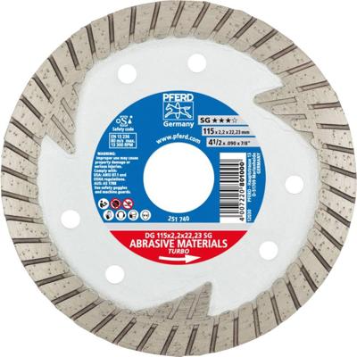 PFERD TOOLS 68000021 Dg Sg Diamanten doorslijpschijf Diameter 115 mm Boordiameter 22.23 mm 1 stuk(s)