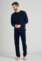 Schiesser Schiesser heren pyjama lang 175605 nachtblauw 58 - thumbnail