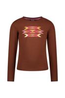 B.Nosy winter t-shirt meisjes - bruin - Tiara - longsleeve - thumbnail