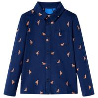 VidaXL Kindershirt 104 marineblauw - thumbnail
