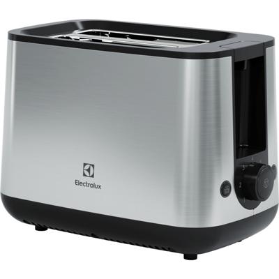 Electrolux E3T1-3ST broodrooster 2 snede(n) Zwart, Roestvrijstaal 800 W