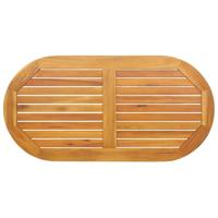 Tafelblad Bruin 110 x 55 x 2 cm Massief acaciahout - thumbnail