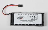 FG receiver battery NiMH 6V/3600mAh - thumbnail