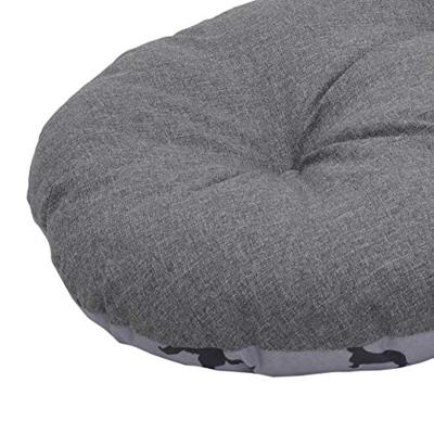 Rosewood hondenkussen all seasons ovaal hondenprint / grijs