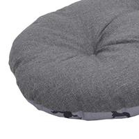 Rosewood hondenkussen all seasons ovaal hondenprint / grijs - thumbnail