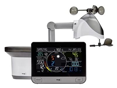 TFA Dostmann WLAN View Pro 35.8003.01 WiFi-weerstation Verwachting voor 7 dagen (alleen met WiFi) Aantal sensoren max.: 4 TFA Dostmann WLAN View Pro 35.8003.01 WiFi-weerstation Verwachting voor 7 dagen (alleen met WiFi) Aantal sensoren max.: 4