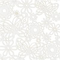 Creativ Company Patroonkarton wit, 10st. - thumbnail