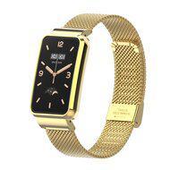 Milanese bandje met case - Goud - Xiaomi Smart band 7 Pro - thumbnail