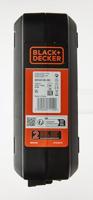 BLACK+DECKER BES610K 650W Pendeldecoupeerzaag | In koffer | 1 zaagblad voor hout | 1 zaagrechtblad voor hout | Antisplinterplaatje - BES610K-QS - thumbnail