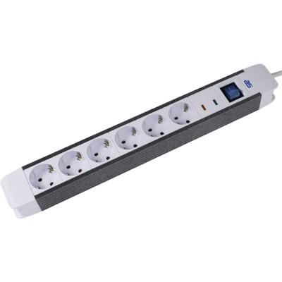 AS Schwabe 18666 Overspanningsveilige stekkerdoos Wit, Zwart Randaarde stekker 1 stuk(s) AS Schwabe 18666 Overspanningsveilige stekkerdoos Wit, Zwart Randaarde stekker 1 stuk(s)