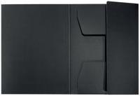 Dossiermap leitz recycle a4 3kleps karton zwart | 10 stuks - thumbnail