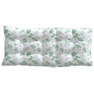 VidaXL Stoelkussens 6 st hoge rug bladpatroon oxford stof VidaXL Stoelkussens 6 st hoge rug bladpatroon oxford stof