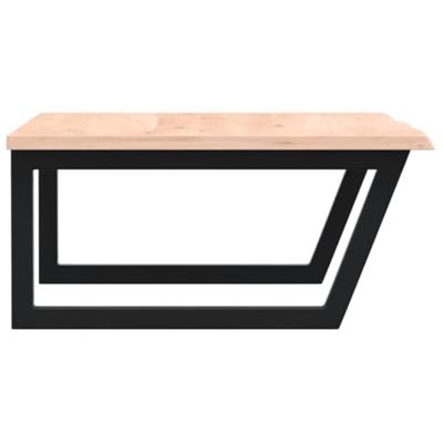 Badkamer wandschap staal en massief eikenhout