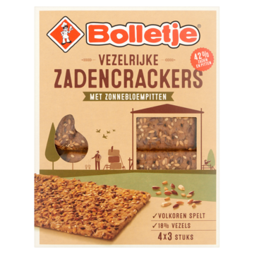 Bolletje 45% Zadencrackers Zonnebloempit bij Jumbo