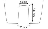 MACETA MOD. LOFLY RAILING 250. 25 X 23 CM. PISTACHO - thumbnail