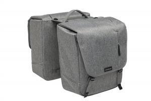 New looxs nova double - dubbele fietstas, grijs